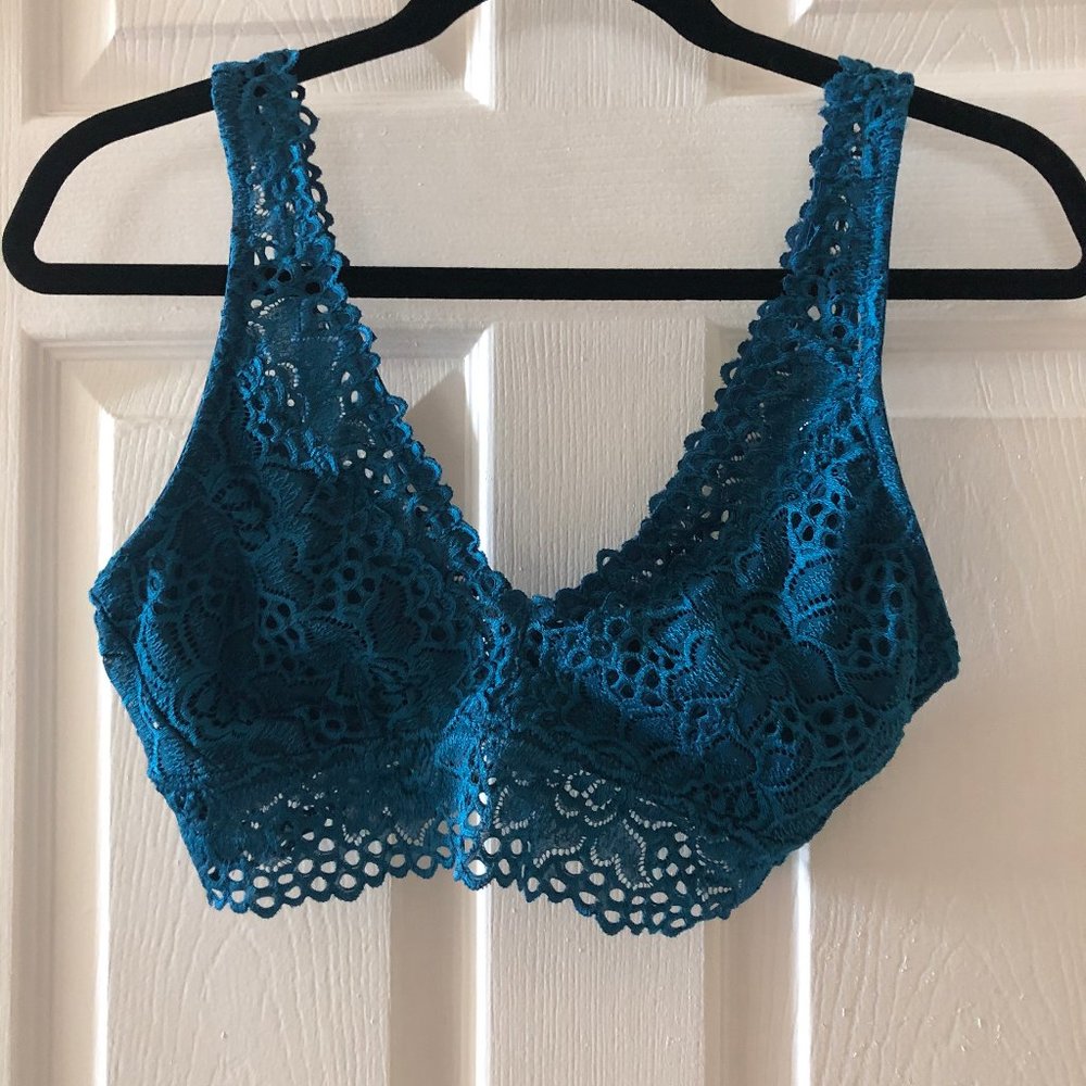 Aerie blue lace bra